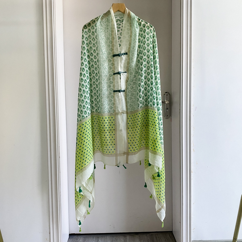 شال بيزلي بتصميم عرقي جديد مع  - مراجعة Go Ethnic Fashion وسعره