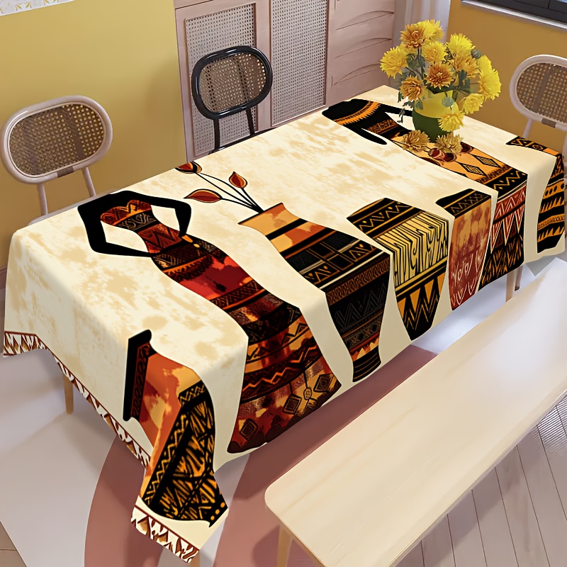 مفرش طاولة أفريقي الطراز بنقوش - مراجعة Ethnic Fashion House وسعره