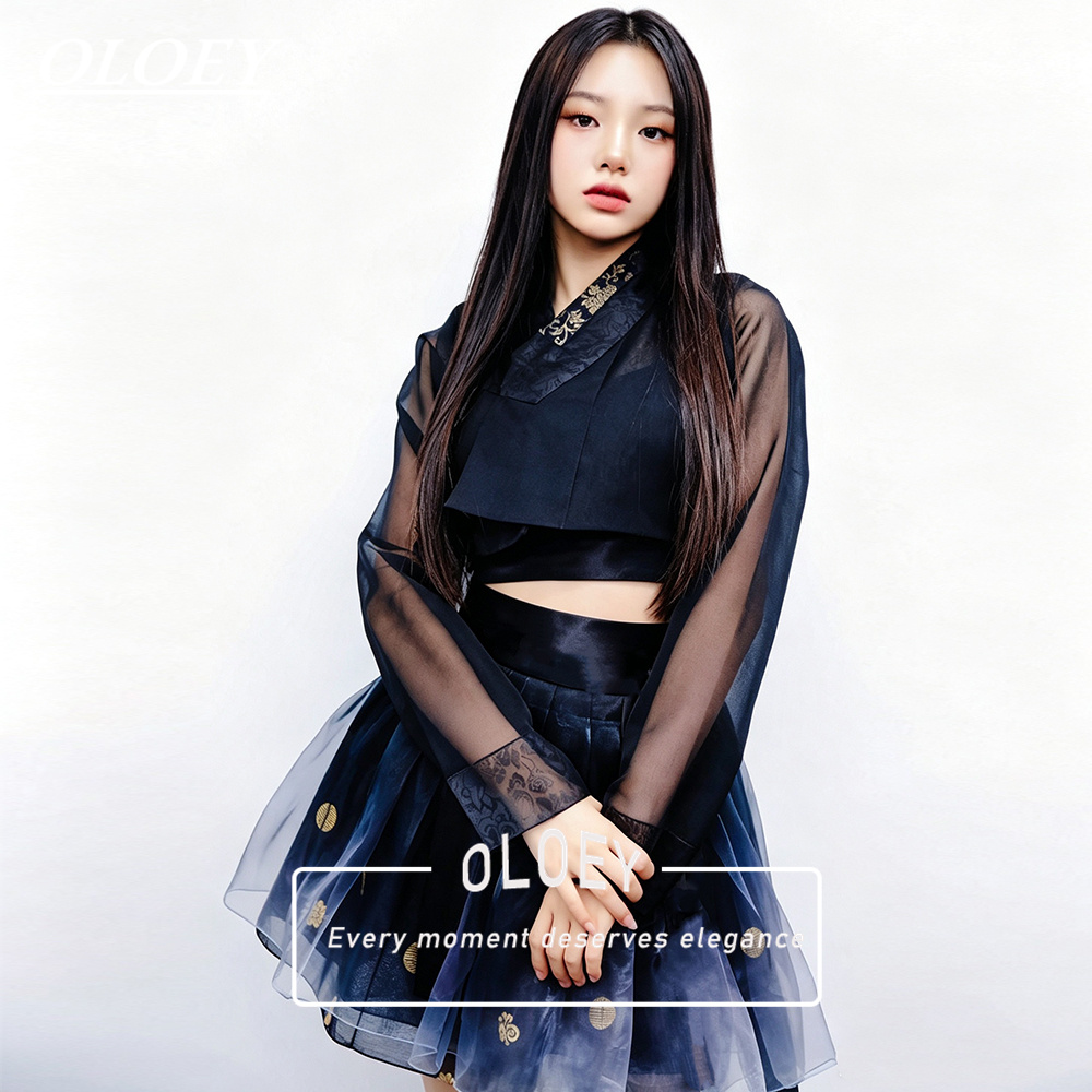 OLOEY هانبوك قصير بتصميم عتيق  - مراجعة Hanbok Modern Set وسعره
