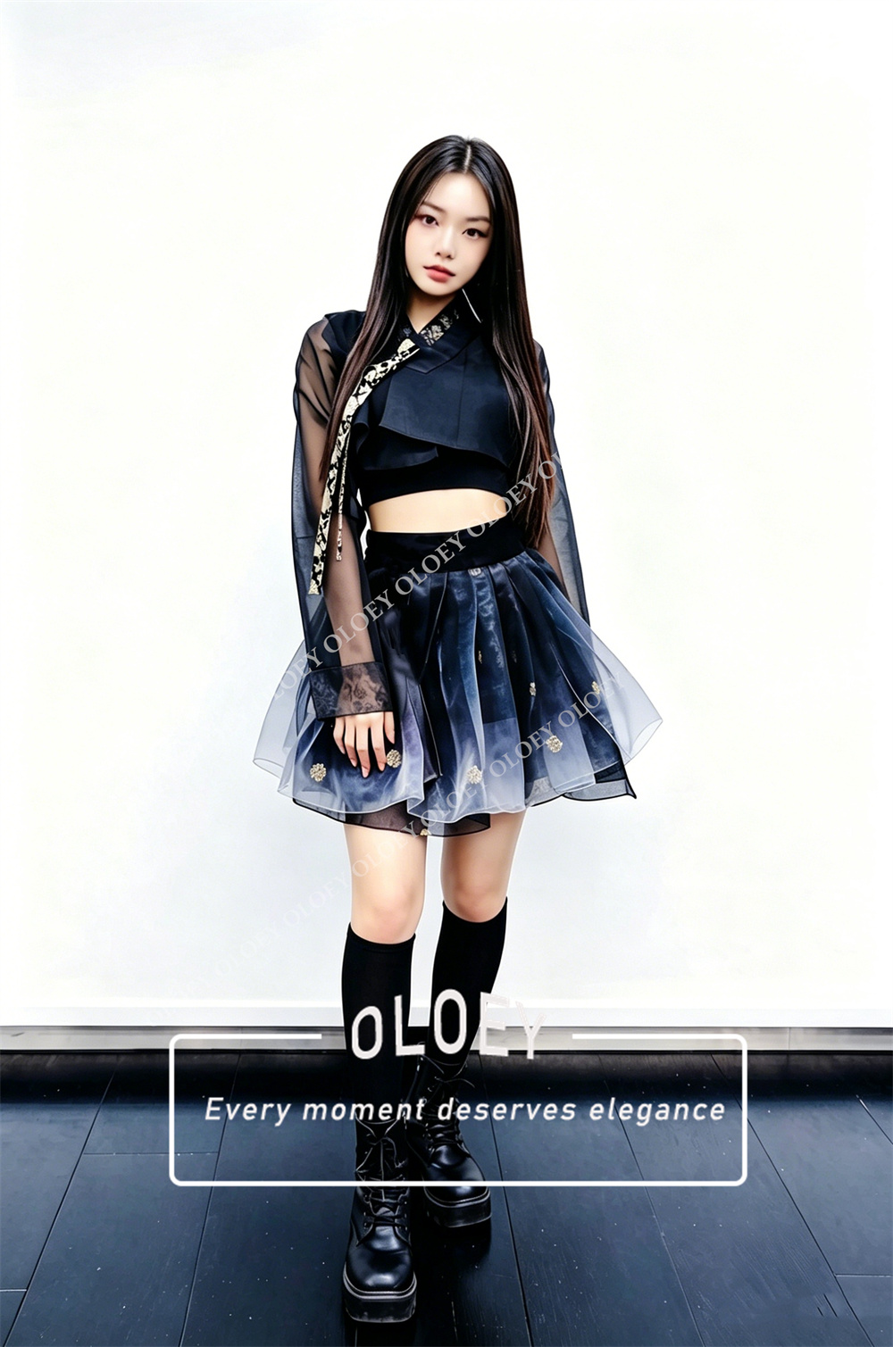 OLOEY هانبوك قصير بتصميم عتيق  - مراجعة Hanbok Modern Set وسعره