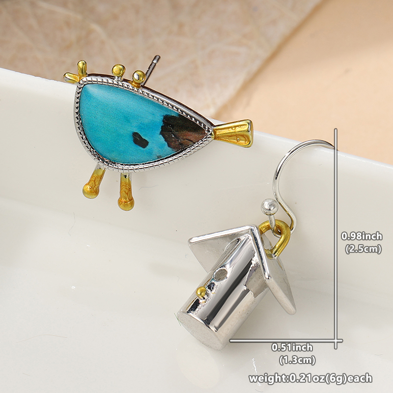 أقراط نسائية بتصميم عتيق بلون  - مراجعة Ethnic Fashion House وسعره