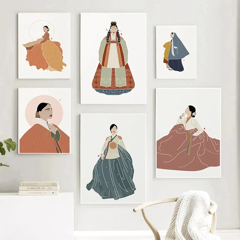 الكورية الهانبوك بوهو الفن الم - مراجعة Hanbok Modern Set وسعره