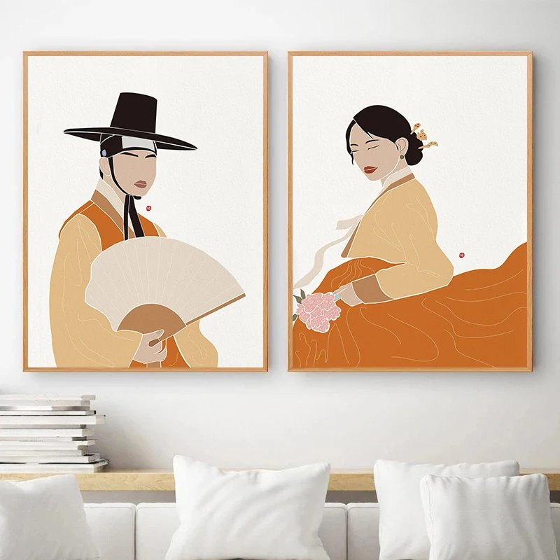 الكورية الهانبوك بوهو الفن الم - مراجعة Hanbok Modern Set وسعره