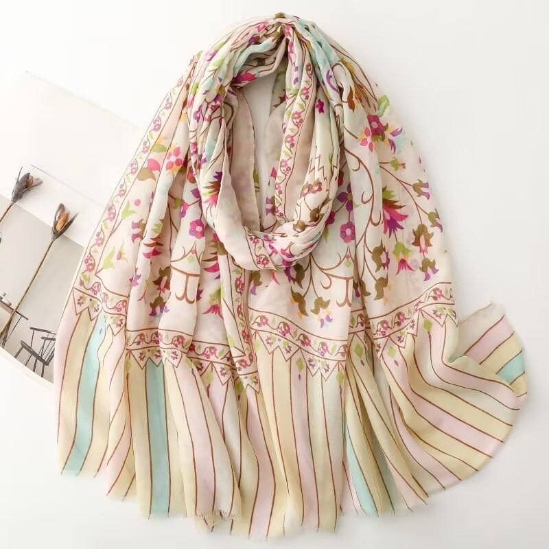 وشاح جديد للربيع والصيف من خيو - مراجعة Go Ethnic Fashion وسعره