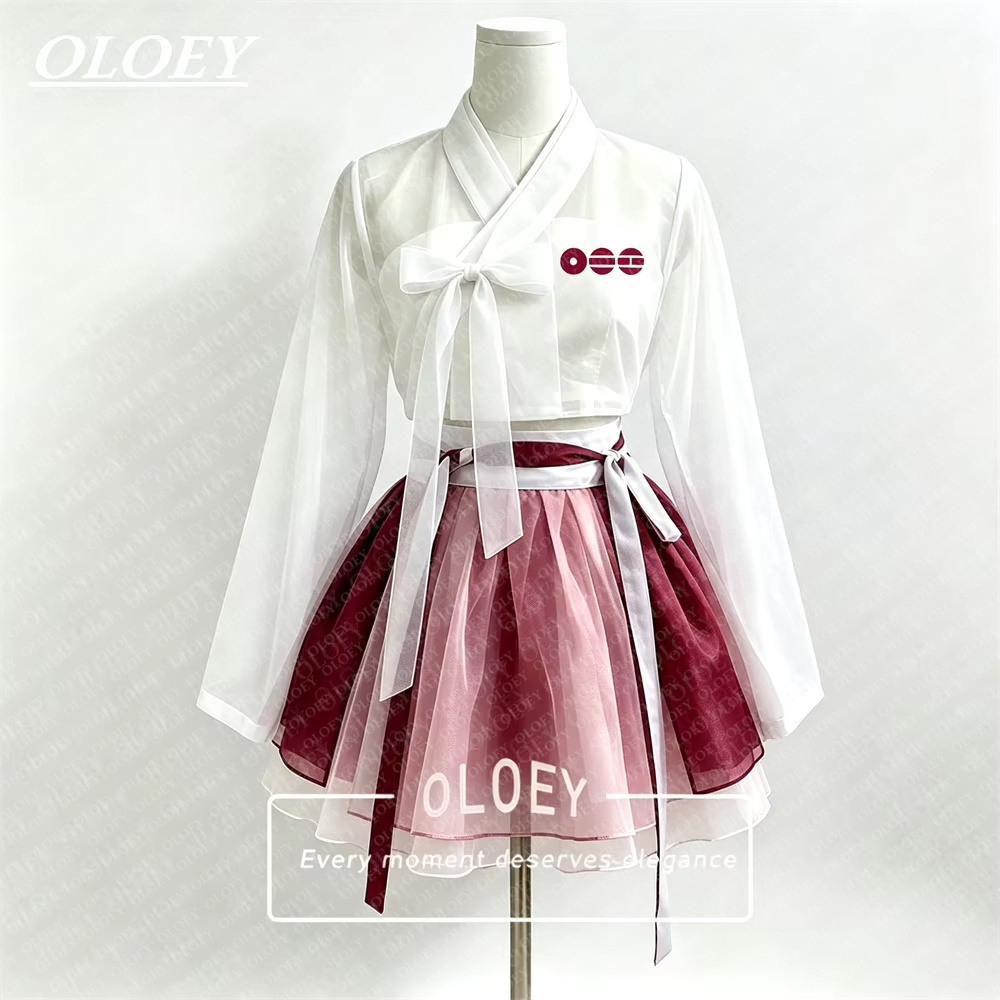 OLOEY فستان هانبوك كوري عصري ق - مراجعة Hanbok Modern Set وسعره