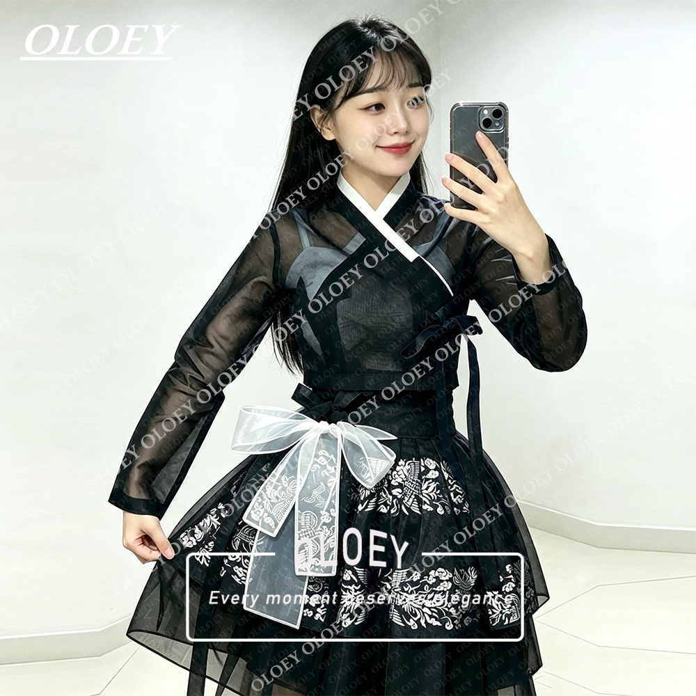 أولوي فستان هانبوك قصير أسود ع - مراجعة Hanbok Modern Set وسعره