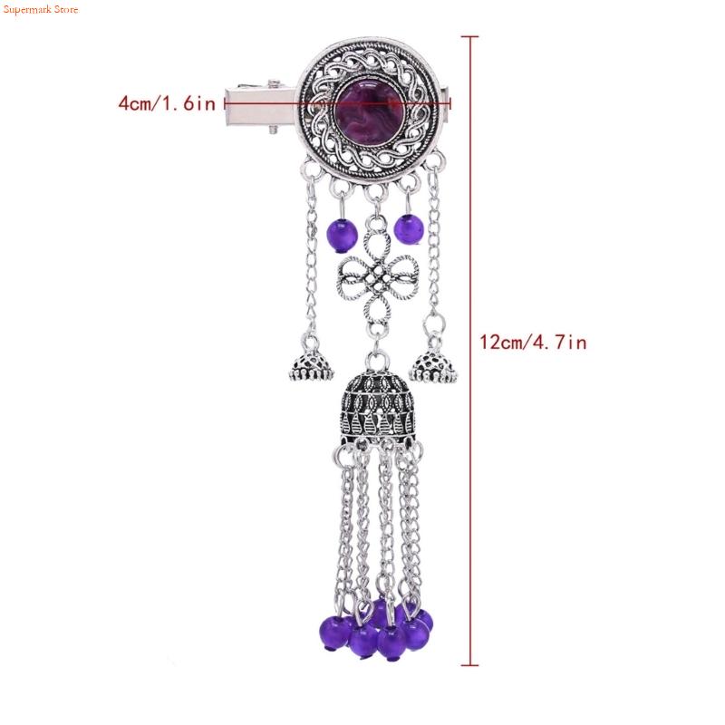 Q5WE مشبك شعر عرقي أنيق بتصميم - مراجعة Ethnic Wear Fashion Designer وسعره
